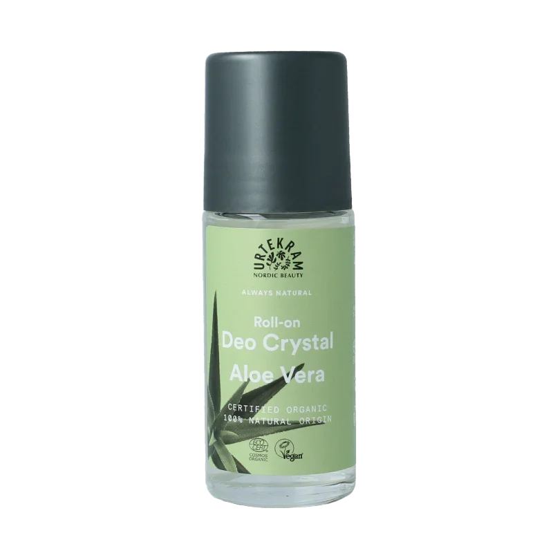 Urtekram Deodorant crystal roll on aloe vera 50 Milliliter