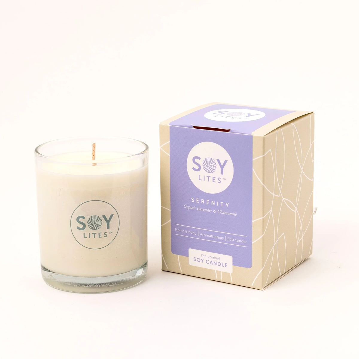 Soylites Soja geurkaars serenity 220 Milliliter