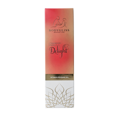 Bodygliss Silky soft massageolie champagne strawberry 150 Milliliter