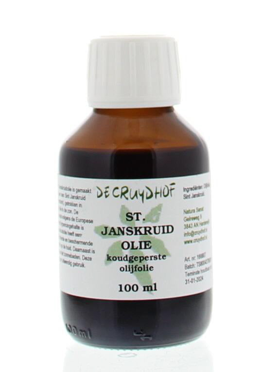 Cruydhof Sint Janskruid olie met olijfolie 100 Milliliter