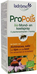 Ladrome Propolis keel- en mondspray bio 30 Milliliter