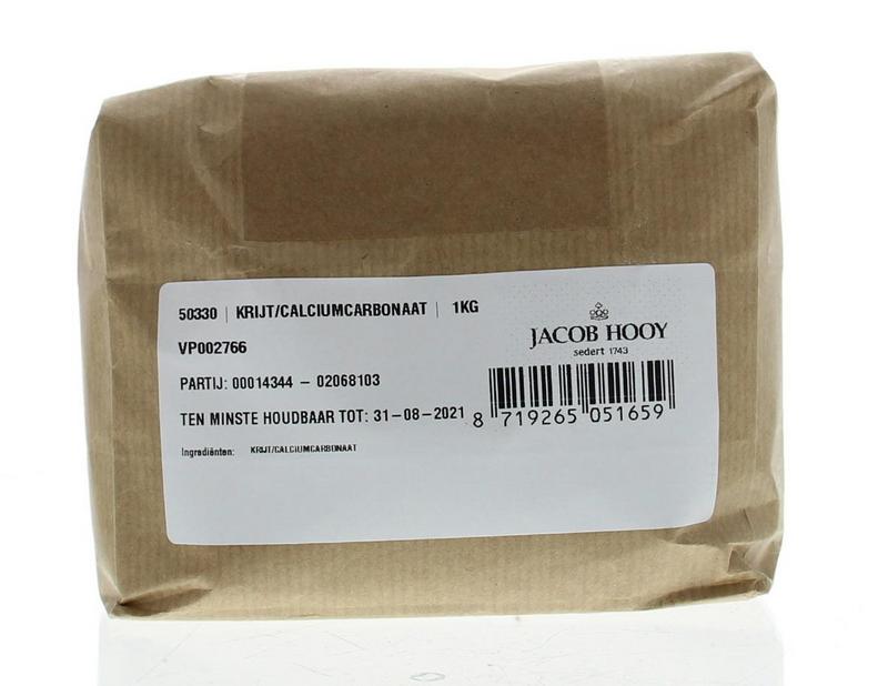 Jacob Hooy Krijt calciumcarbonaat 1 Kilogram