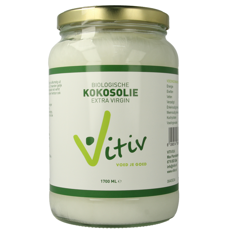 Vitiv Kokosolie extra virgin bio 1700 Milliliter