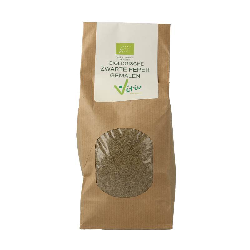 Vitiv Peper gemalen zwart bio 250 Gram