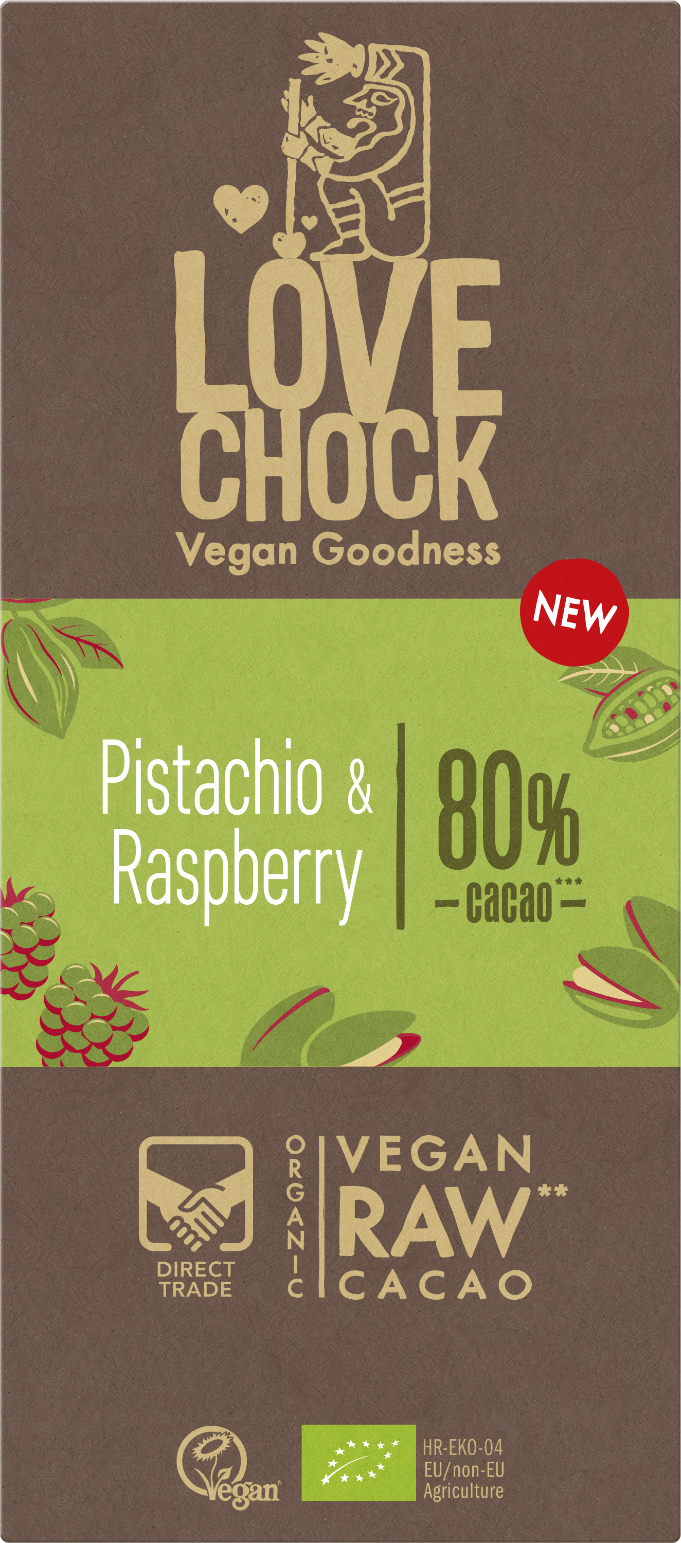 Lovechock Lovechock Pistachio & Raspberry 70.00 Gram