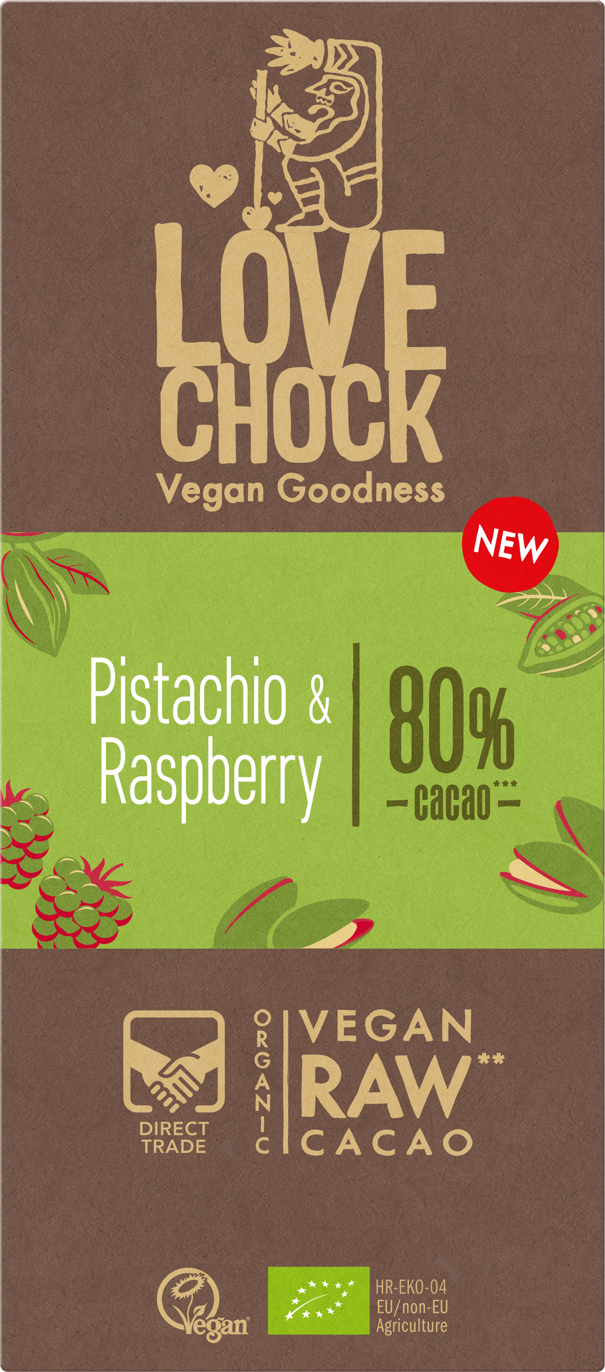 Lovechock Lovechock Pistachio & Raspberry 70.00 Gram