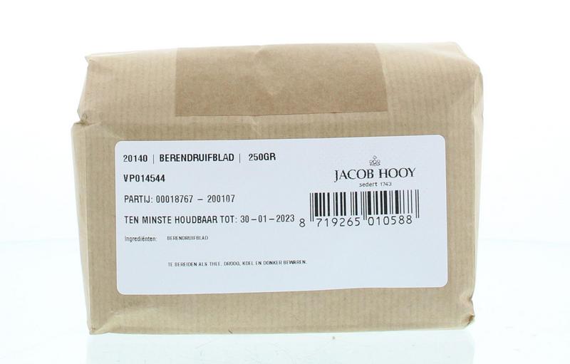 Jacob Hooy Berendruifblad 250 Gram