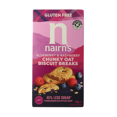 Nairns Breakfast biscuit blueberry & raspberry 160 Gram