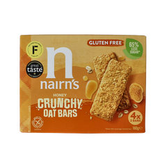 Nairns Crunchy oat bars honey glutenvrij 160 Gram