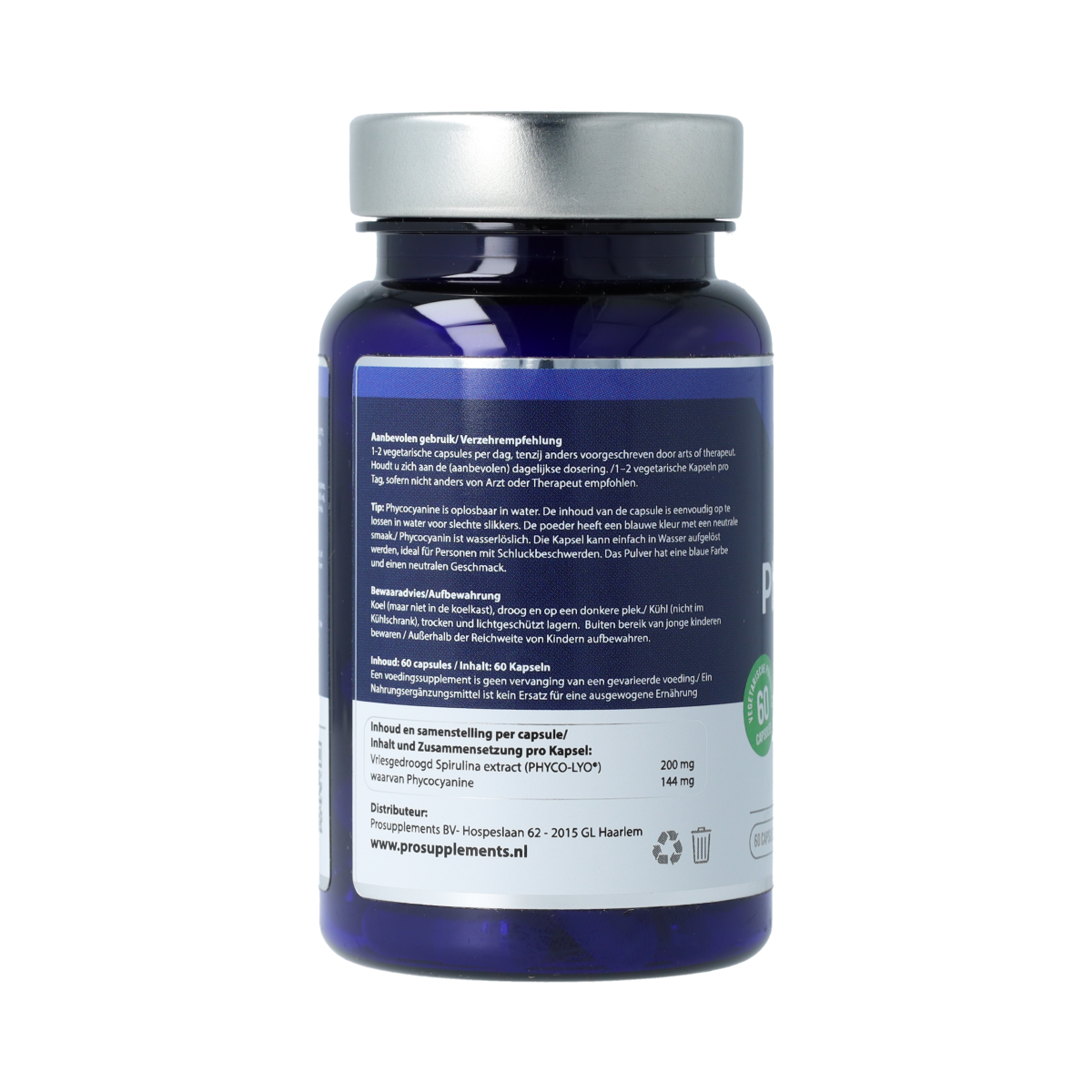 Prosupplements PhycoPrime 60.00 Vegetarische capsules