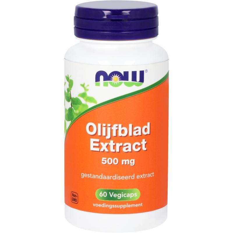 NOW Olijfblad extract 500mg 60 Vegetarische capsules