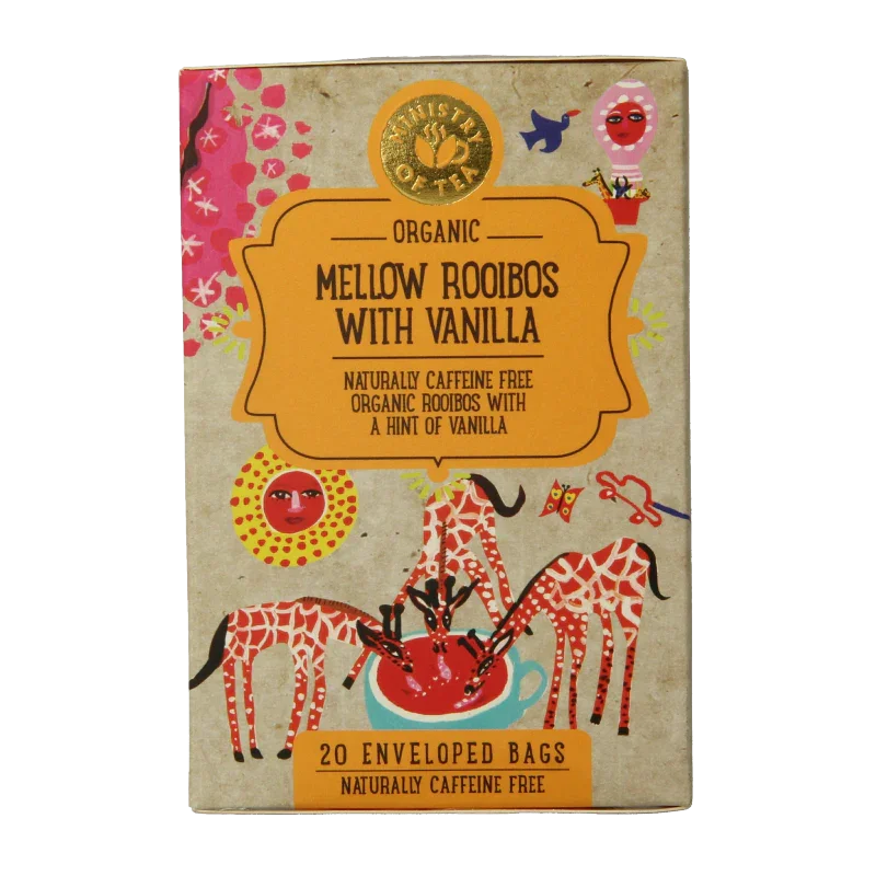 Ministry Of Tea Mellow vanilla rooibos bio 20 Zakjes