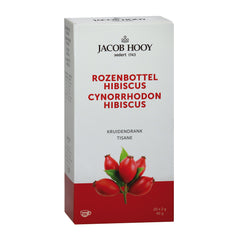 Jacob Hooy Rozenbottel hibiscus thee zakjes 20.00 Zakjes