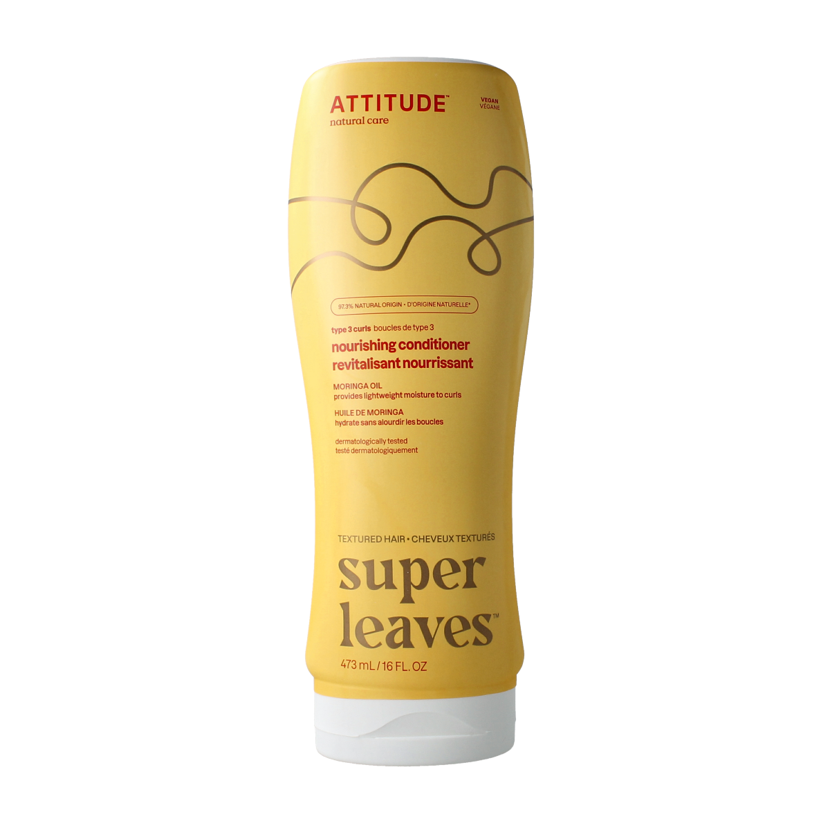 Attitude Conditioner moringa oil curl nourishing type 3 473.00 Milliliter