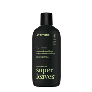 Attitude Männer 2in1 Shampoo & Conditioner Bergamot & Matcha 415 Milliliter