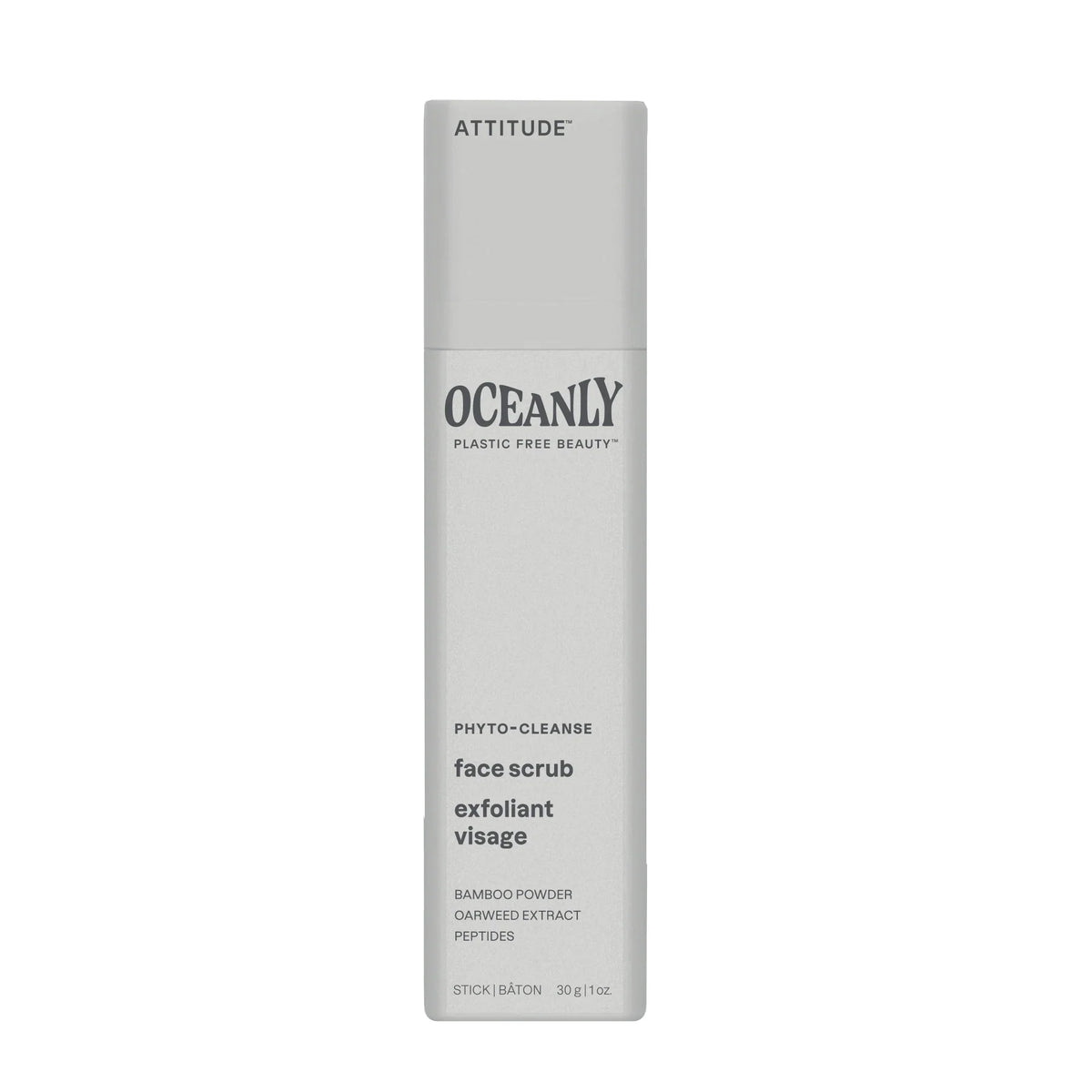 Attitude Oceanly phyto cleanse gezichtsscrub stick 30 Gram
