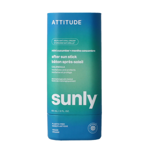 Attitude Sunly after sun stick mint & cucumber SPF30 60.00 Gram