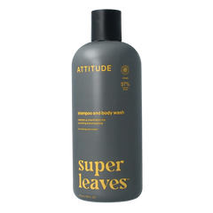 Attitude Shampoo & bad 2 in 1 super leaves sports 473 Milliliter
