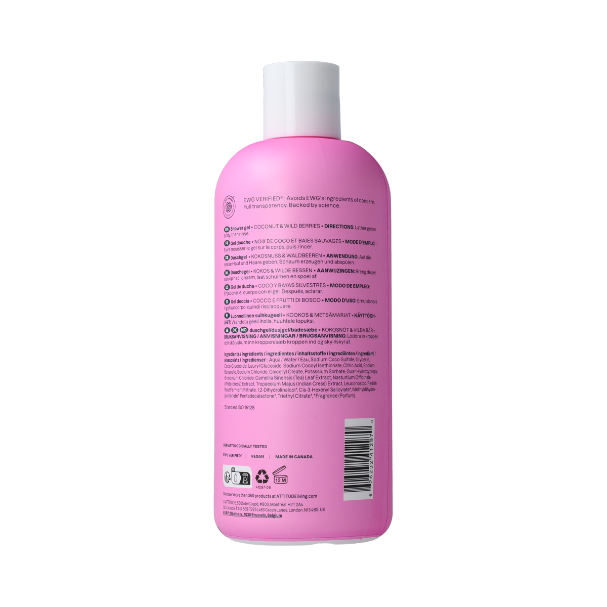 Attitude Super leaves bodywash verzachtend 473.00 Milliliter