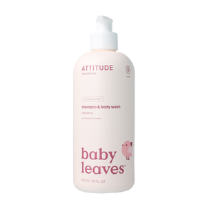 Attitude Shampoo 2 in 1 baby leaves parfum vrij 473.00 Milliliter