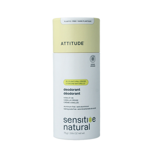 Attitude Deodorante senza bicarbonato crema alla vaniglia super foglie 75 Gram