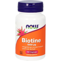 NOW Biotine 1000mcg 100 Vegetarische capsules