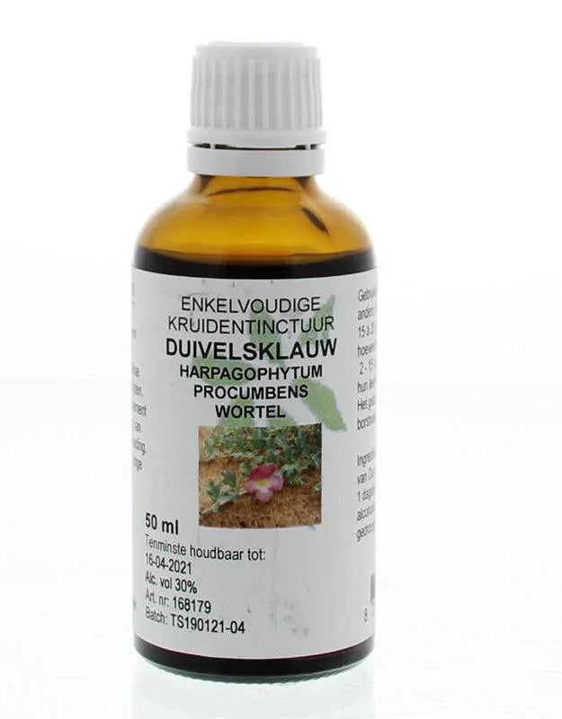 Cruydhof Harpagophytum p r / duivelsklauw tinctuur 50 Milliliter