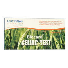 Biocard Coeliakie - gluten overgevoeligheid test 1 Stuks