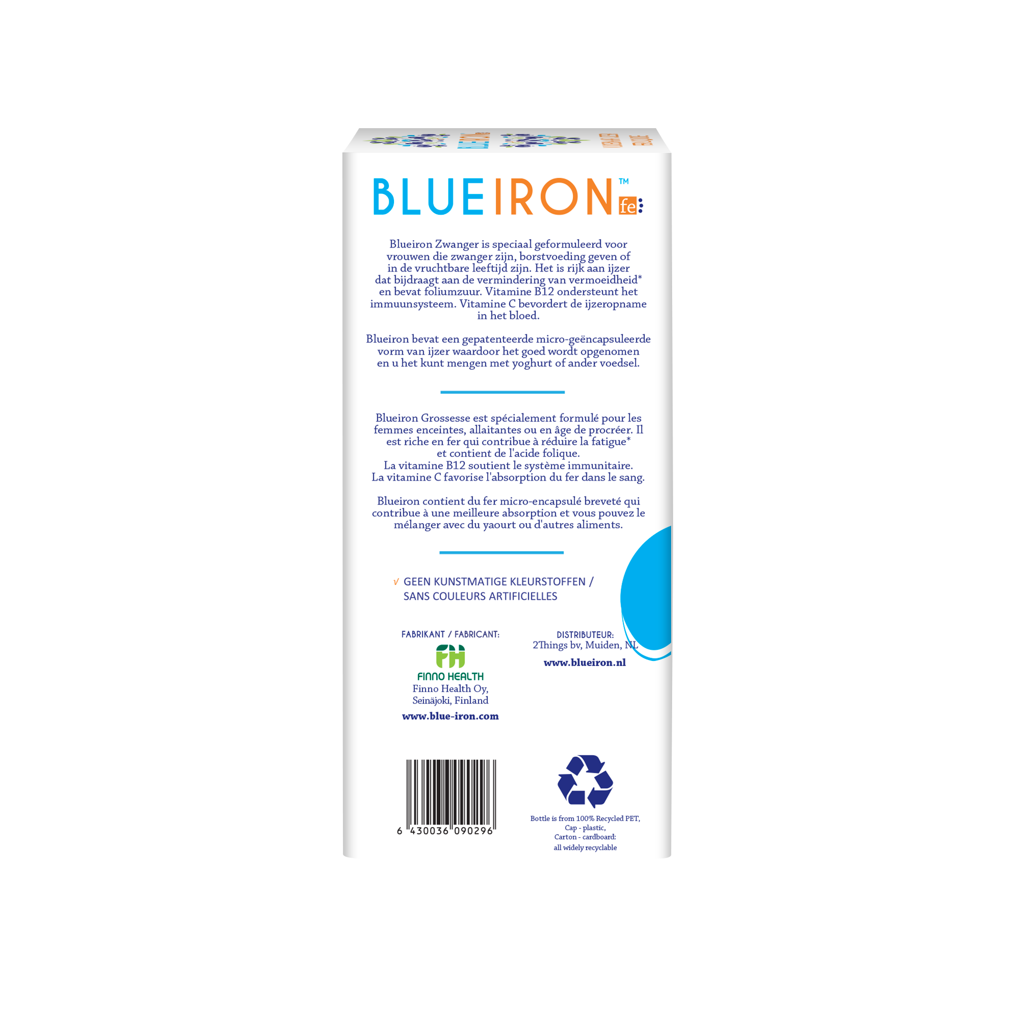 Blueiron Vloeibaar ijzer zwanger 250.00 Milliliter