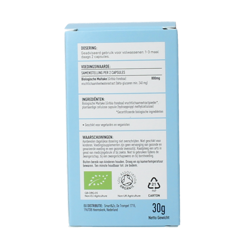 Mushrooms for Life Maitake bio 60 Capsules