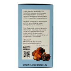 Mushrooms for Life Chaga bio 60.00 Capsules