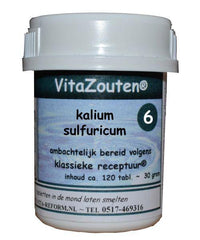 Vitazouten Kalium sulfuricum VitaZout nr. 06 120 Tabletten
