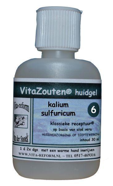 Vitazouten Kalium sulfuricum huidgel nr. 06 30 Milliliter
