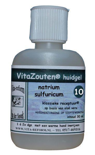 Vitazouten Natrium sulfuricum huidgel nr. 10 30 Milliliter
