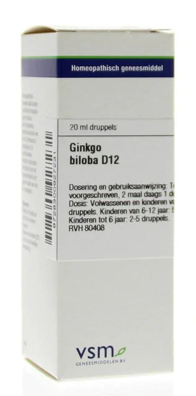 VSM Ginkgo biloba D12 20 Milliliter