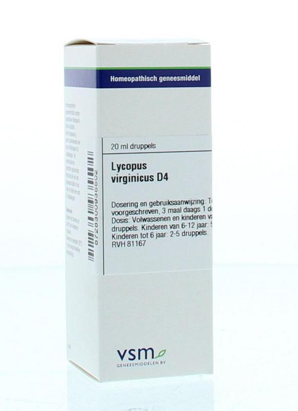 VSM Lycopus virginicus D4 20.00 Milliliter
