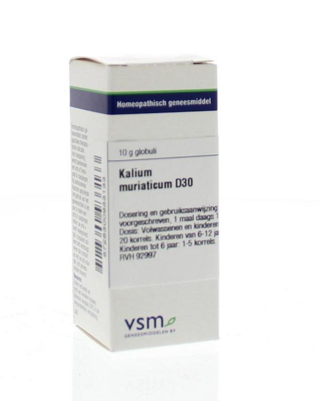 VSM Kalium muriaticum D30 10.00 Gram