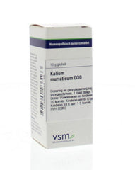 VSM Kalium muriaticum D30 10.00 Gram