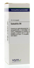 VSM Sabadilla D6 20.00 Milliliter