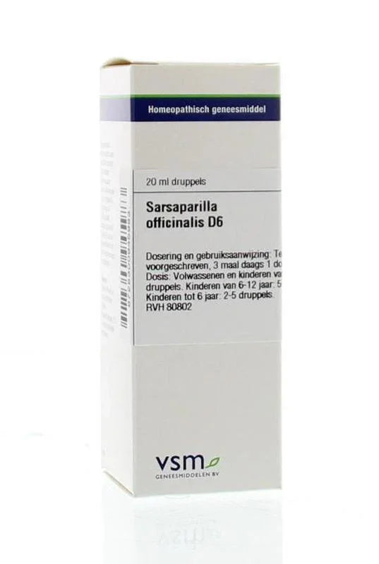 VSM Sarsaparilla officinalis D6 20 Milliliter