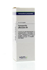 VSM Sarsaparilla officinalis D6 20 Milliliter