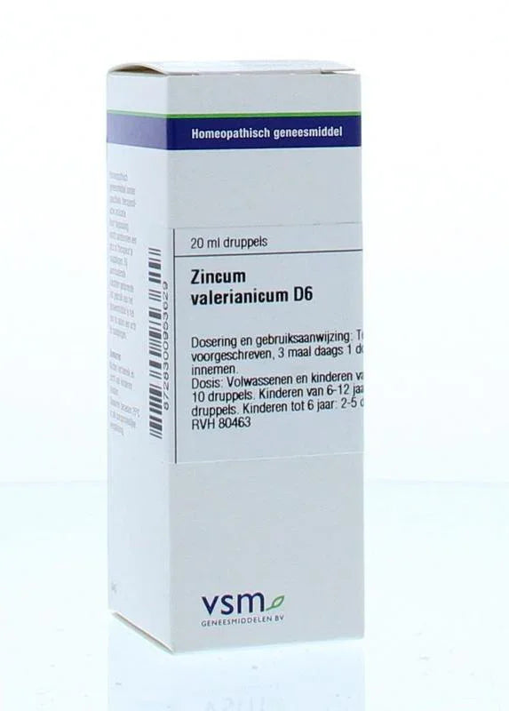 VSM Zincum valerianicum D6 20 Milliliter