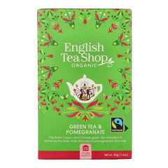 English Tea Shop Green tea pomegranate bio 20 Zakjes