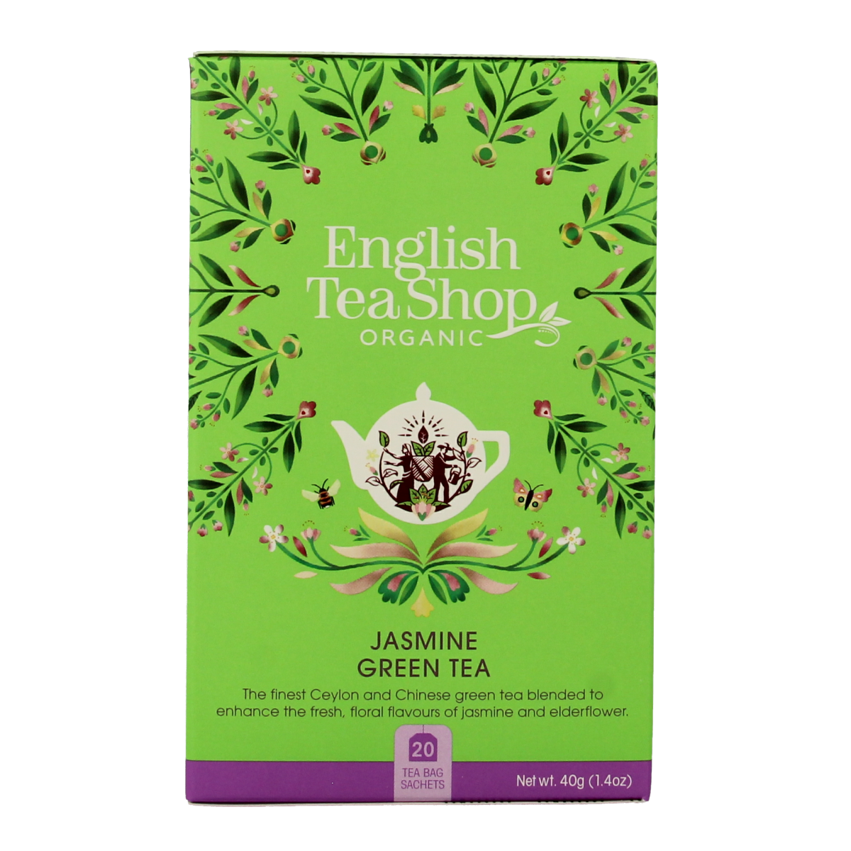 English Tea Shop Jasmin green tea bio 20.00 Zakjes
