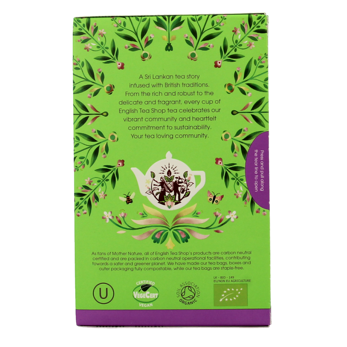 English Tea Shop Jasmin green tea bio 20.00 Zakjes