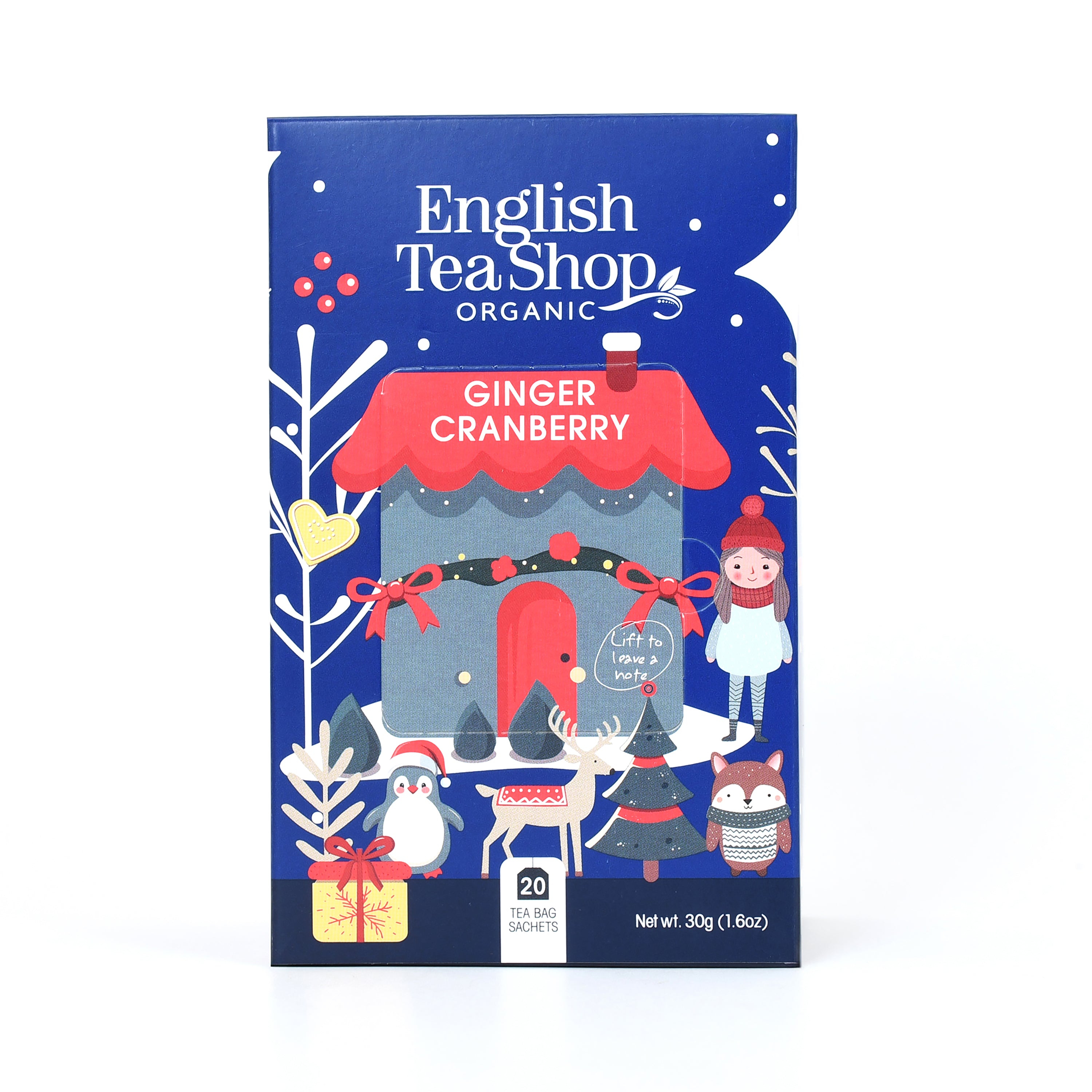 English Tea Shop Ginger Cranberry 20.00 Stuks
