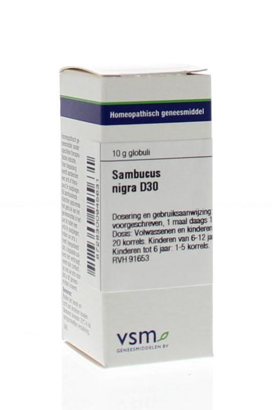 VSM Sambucus nigra D30 10.00 Gram