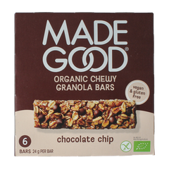Made Good Granola bar chocolate chip 24 gram bio 6 Stuks