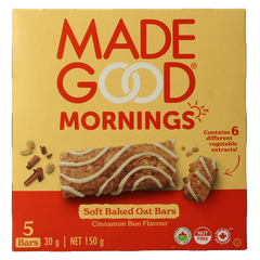Made Good Morning bar cinnamon bun bio 5 Stuks