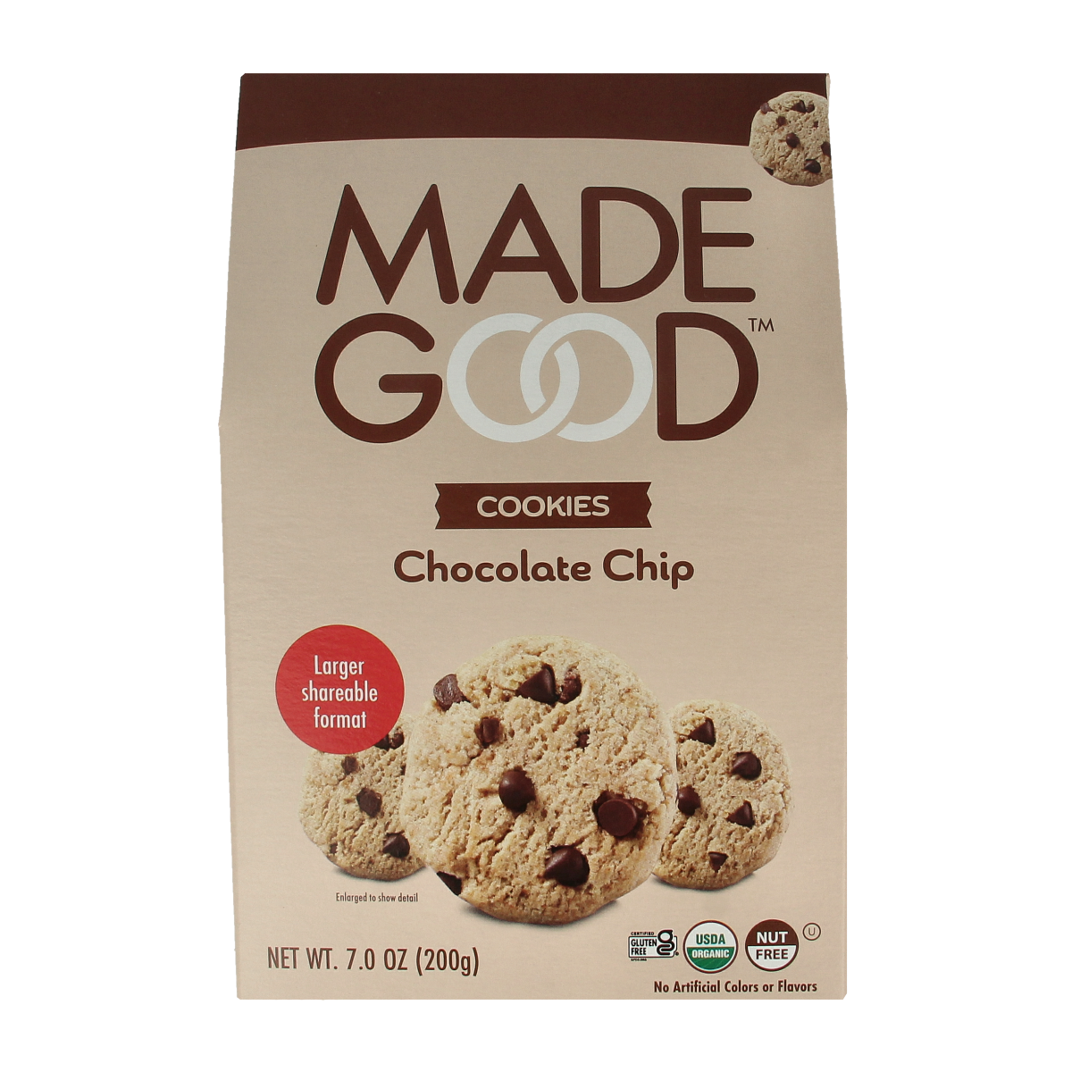Made Good Crunchy cookies chocolate chip bio 200.00 Gram